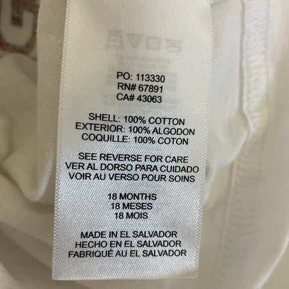 New Kids NFL Team Apparel Arizona Cardinals 3 piece set 18 Months White and grey - Picture 12 of 14